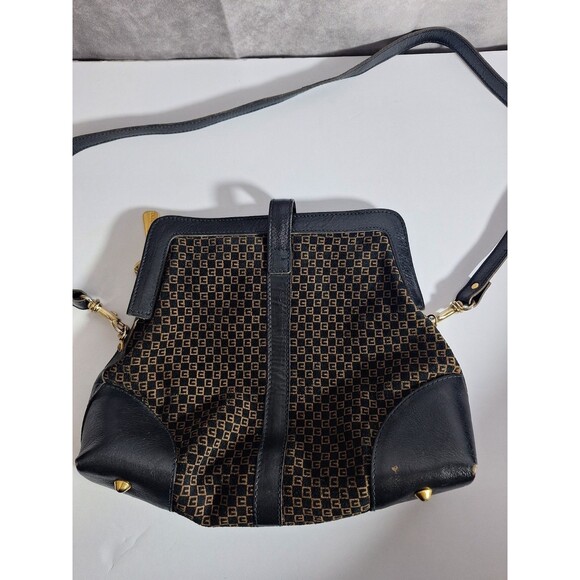 RONORA Vtg Suede Genuine Leather Y2K Shoulder Bag Handbag Purse Made In Italy - Picture 6 of 15